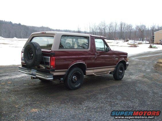 1996 Ford Bronco - With winter sneakers