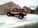 1986 Ford Bronco - the suspension flexes alot better than I thought it would