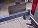 1986 Ford Bronco - license plate mount w/light mount, opend to the stopper