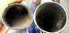 2006 Ford F-150 - Comparison of two exhaust pipes, showing different internal conditions.