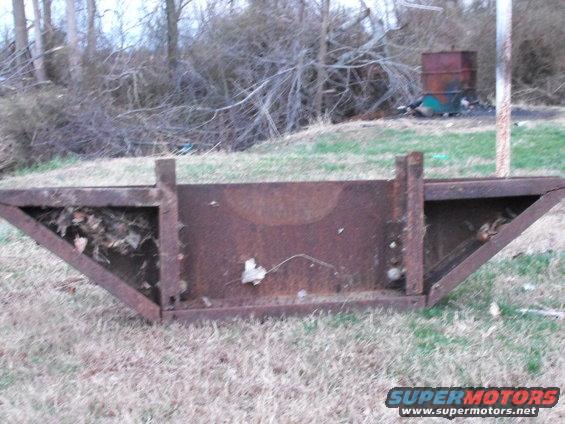 as you can see its a stout bumper!