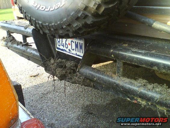 My Back Bumper, After I Went Muddin.