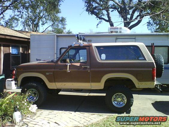 MY BRONCO!!!!  Yeah I Get the Drive Way, Bad Thing My Dad Parks Behinde Me So We Have To Play Musical Cars To get out Lol.