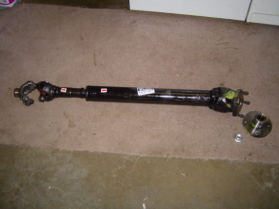 New rear driveline from High angle