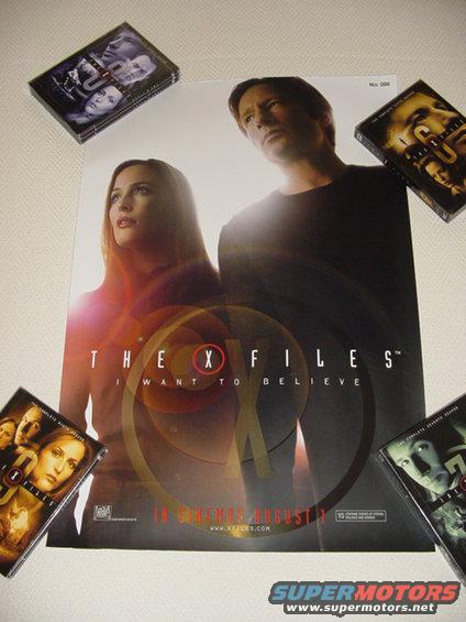 Ultimate X-Files Trivia contest numbered poster