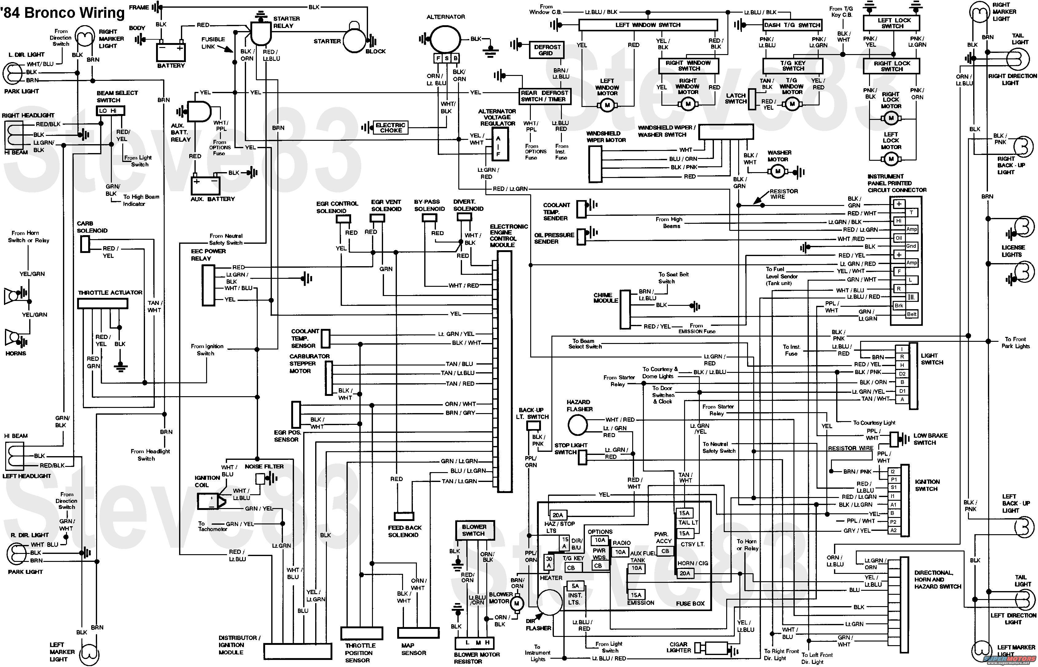 1983 Ford Bronco Diagrams Picture