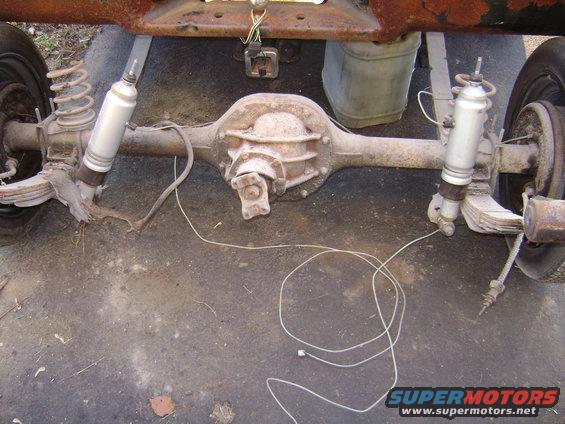old 8 in rear end 
