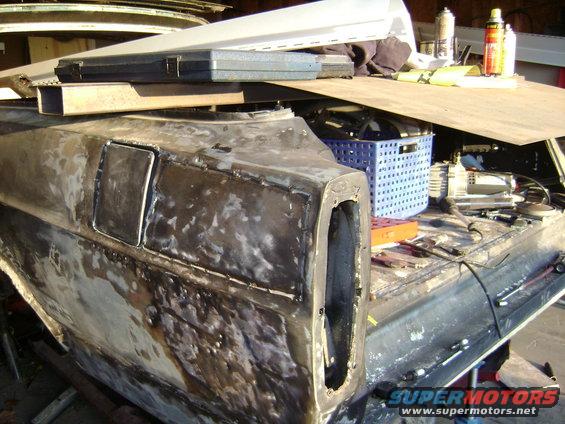bad install of s10 gas door by previous owner
not to mention the slide hamer body work
