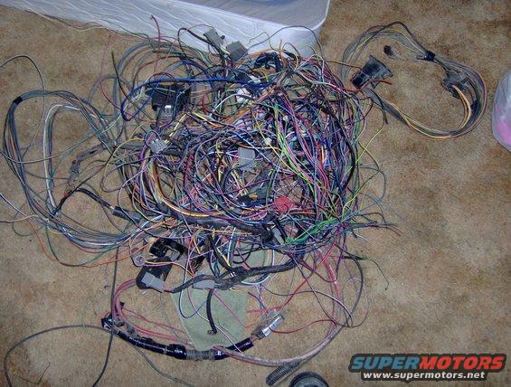 wiring cut out of the 93 harness