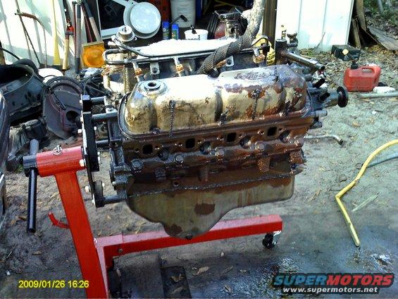 engine2.jpg semi stripped, and soaking in degreaser