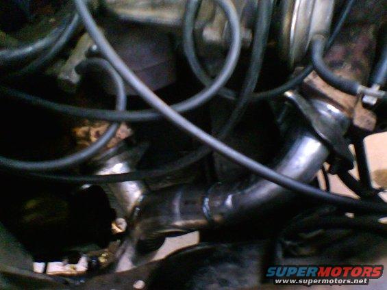 
A picture of the exhaust in place and everything hooked up.

