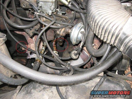 The last modification I needed to make was the original EGR pipe.  The carb EGR pipe exited towards the tire and then routed up underneath the carb.  The EFI EGR pipe exited towards the firewall and went behind the engine.  A complete custom pipe was in order.  I originally planned on it, but couldn't come up with a solution, so I just blocked them off.

Fortunately, after all is said and done, I passed my local emissions test with absolutely no problems with no EGR or smog pump.  Glad I went with the three way cat.


