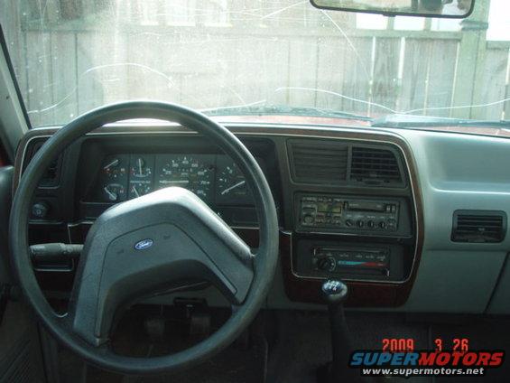 Driver side dashoboard