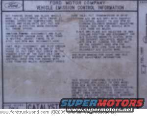 514089.jpg Vehicle Emission Control Information (VECI) sticker