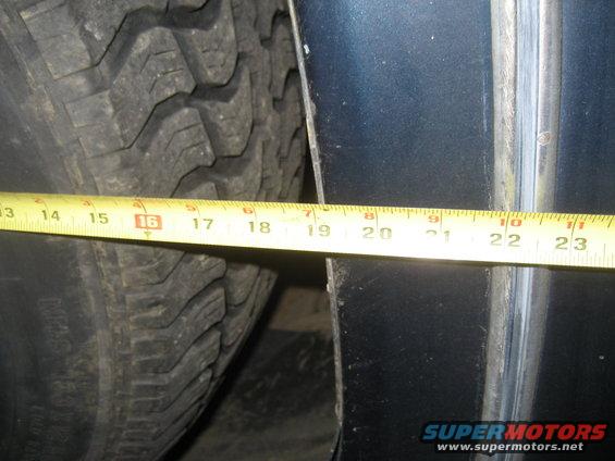 front measurement 1