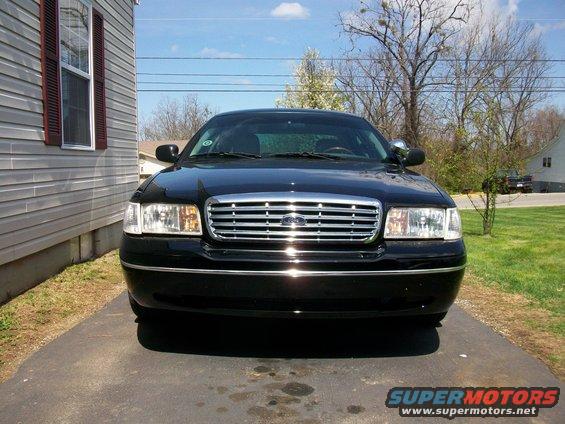 2003 Ford Crown Victoria front view parked on driveway