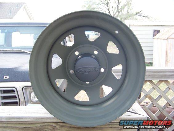 The new wheels after paint/before the tires were mounted