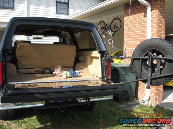 img_2000.jpg The baby playing in the Bronco and loving it.