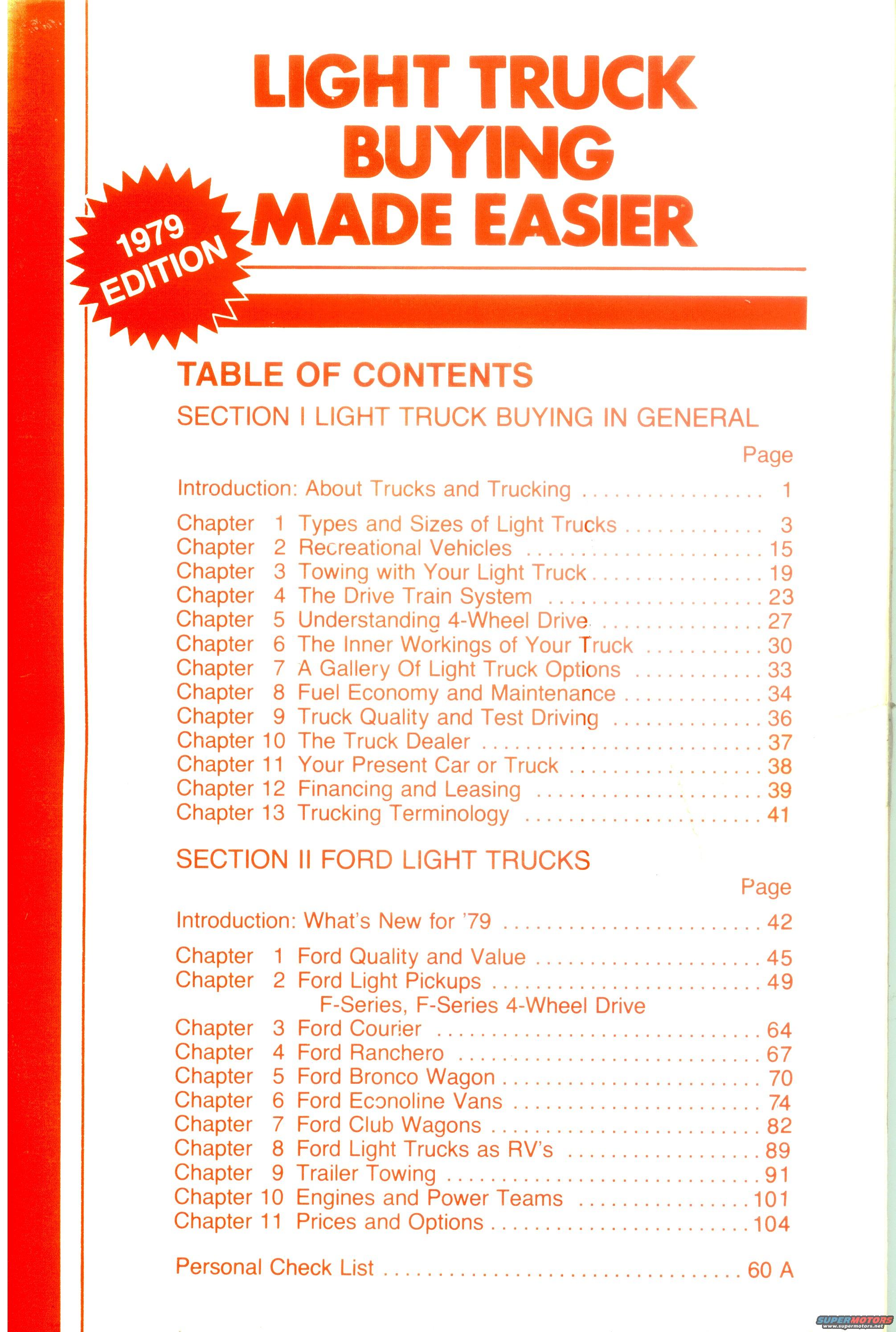 1979 Ford Bronco “buyers guide”