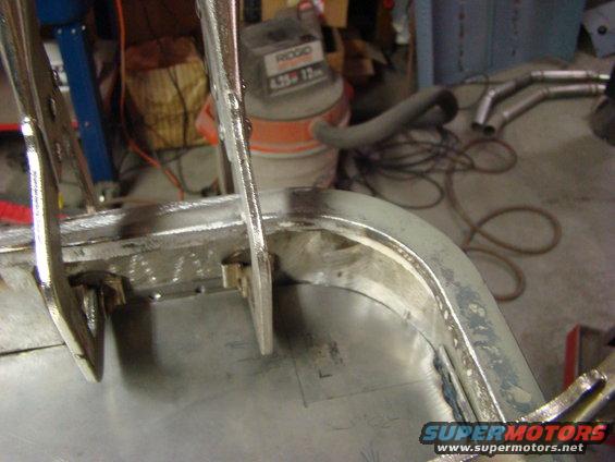 Close-up of a welding tip