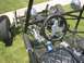 1970 Sand Rail High Jumper - Interior view of a custom dune buggy, a steering wheel, tachometer, and diamond-stitched seat.