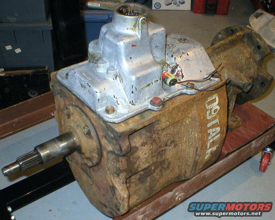 trans79d.jpg Service part number E4TA-7003-RA Transmission NP-435, 4WD reman

The switch is for the reverse lights.