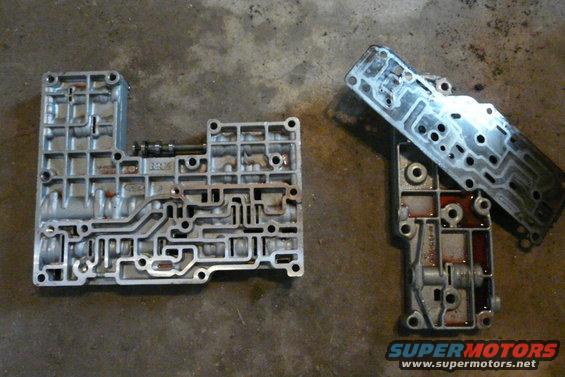 The valve bodies.