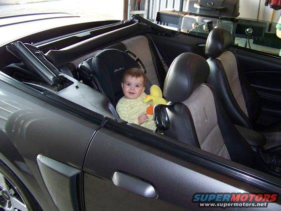 Taylor's car seat installed