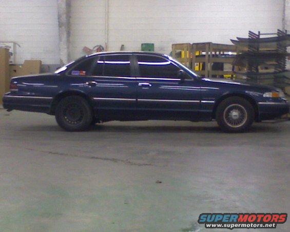 lookin mean. rear tires are off a grand marquis to fit 1.5" wider tires in the rear. 
