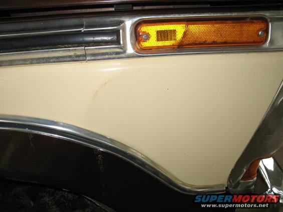Keep in mind the front portion of my fender is pushed about 1" to 1.5" back from being run into a tree or some shit...