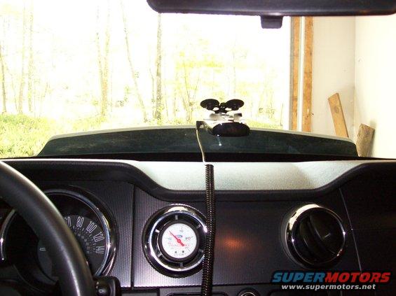 2007 Ford Mustang interior dashboard with speedometer and gauge