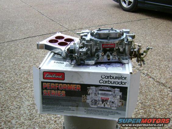 New Edelbrock 600 cfm