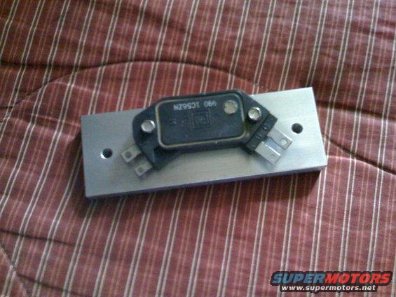 GM HEI mounted to home made heat sink