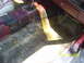 1975 Ford Mustang II - Fiberglass floorpans with kevlar matting