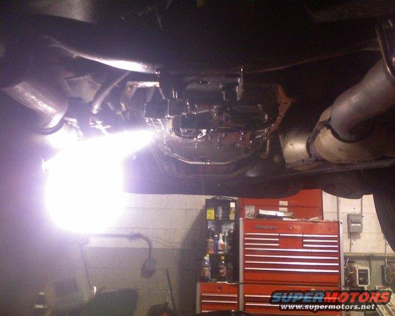 B&M shift kit going in