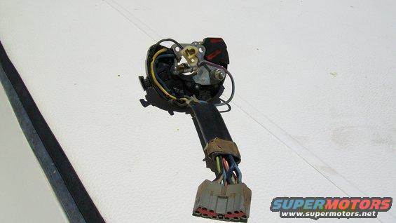 Automotive electrical switch assembly with wiring harness and connector