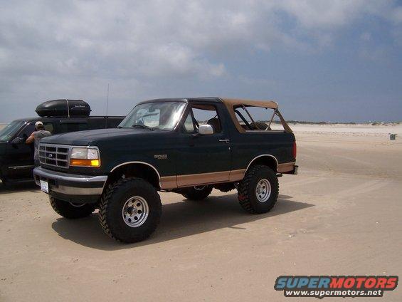 Sitting in the sand.