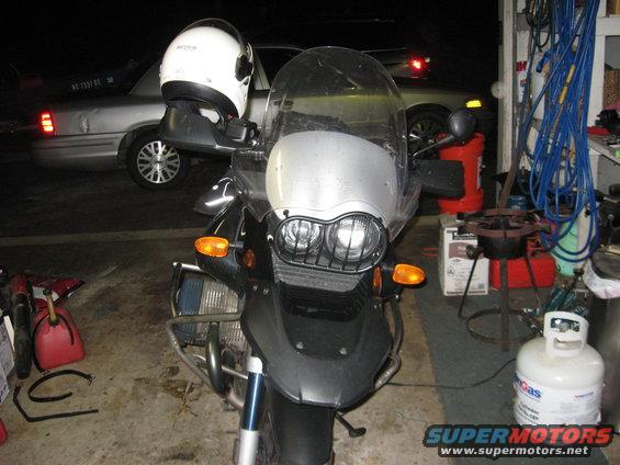 Front of bike.