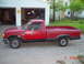 1989 Ford Ranger - Rusty driver side view with new door on.