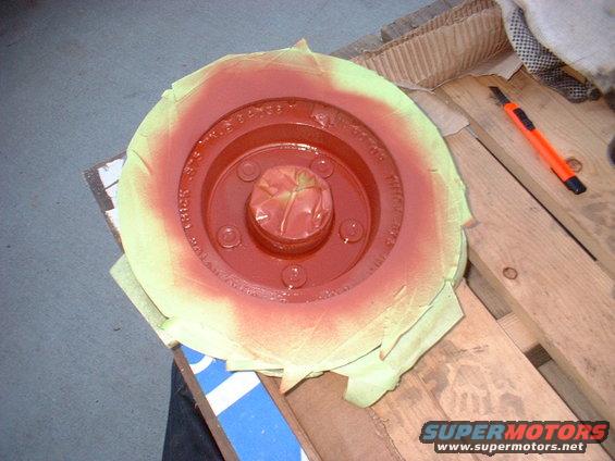 dscf0007.jpg New rotors were cleaned, painted with rustolem primer and then painted in cast iron grey paint. RUST SUCKS !!!!!!