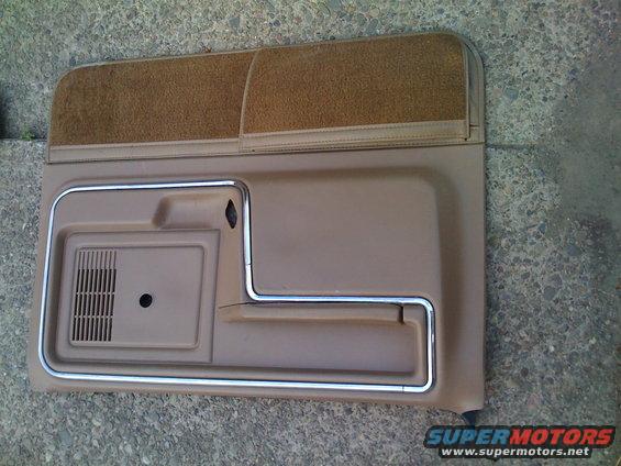 80/86 Saddle Tan Door Panels and Map Pockets