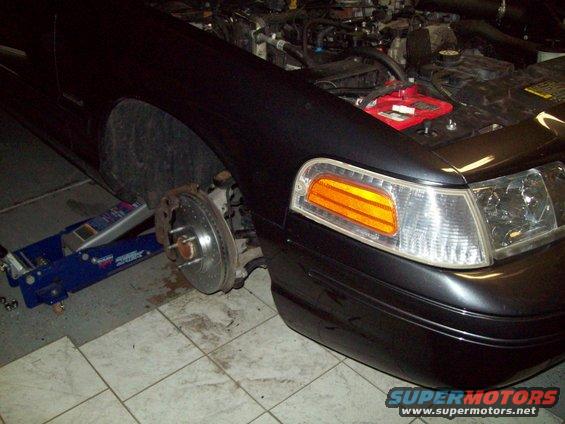 2004 Ford Crown Victoria LX Sport-Slotted & drilled brake rotors