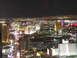1989 Nissan 300ZX - Night view of the Las Vegas Strip, showing the vibrant lights of hotels and casinos stretching into the distance.
