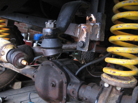 Front suspension and differential with yellow coil springs