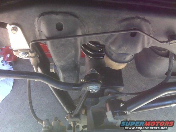Undercarriage view of suspension components with Teraflex branding