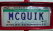 License plate that says HCQUIK