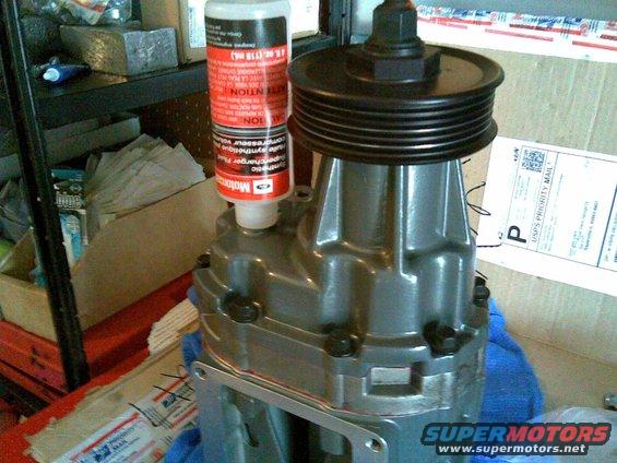 filling.jpg back together and filling with synthetic supercharger oil, i used about 6oz