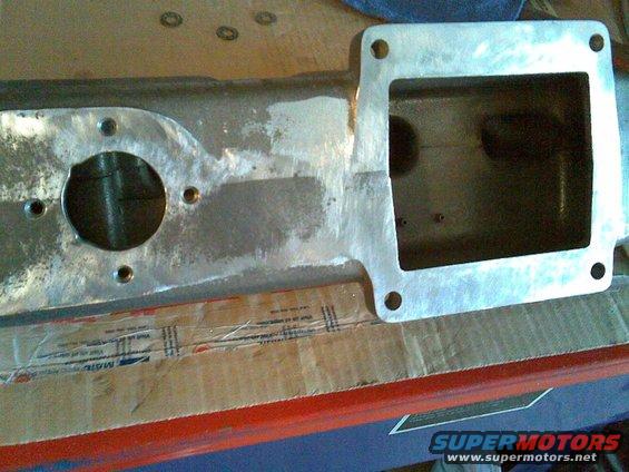 callitflat.jpg hopefully the blower flange and the bypass valve mounting surface are flat enough to seal now