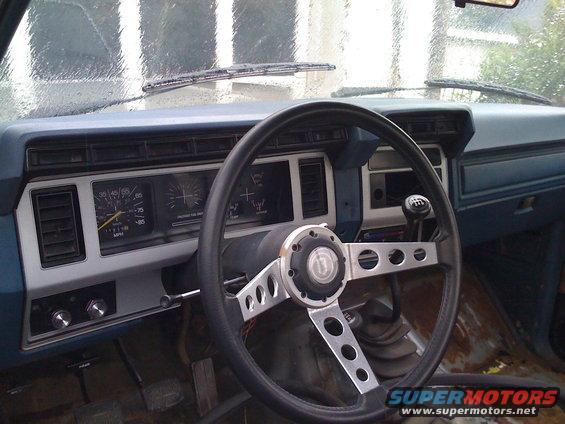 79 Mustang Steering Wheel - with center cap installed
