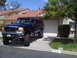 2000 Ford Excursion - At my friend's house... I don't think it'll fit in the garage!